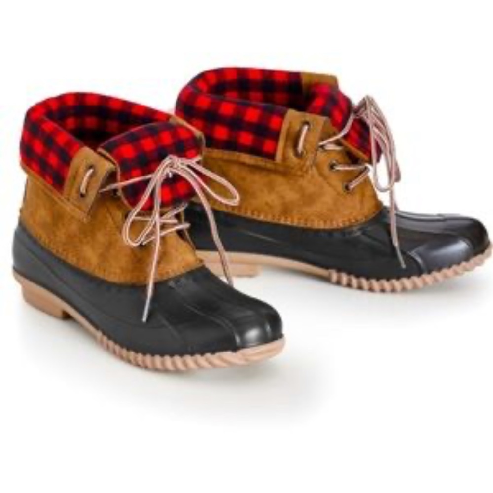 Cloud Walker Plaid Duck Shoes